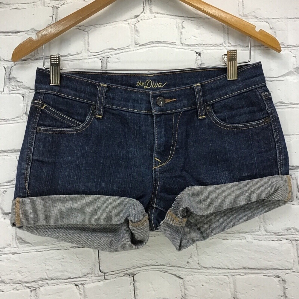 Old Navy The Diva Denim Shorts Womens Sz 2 Short Shorts Booty Hot Pants